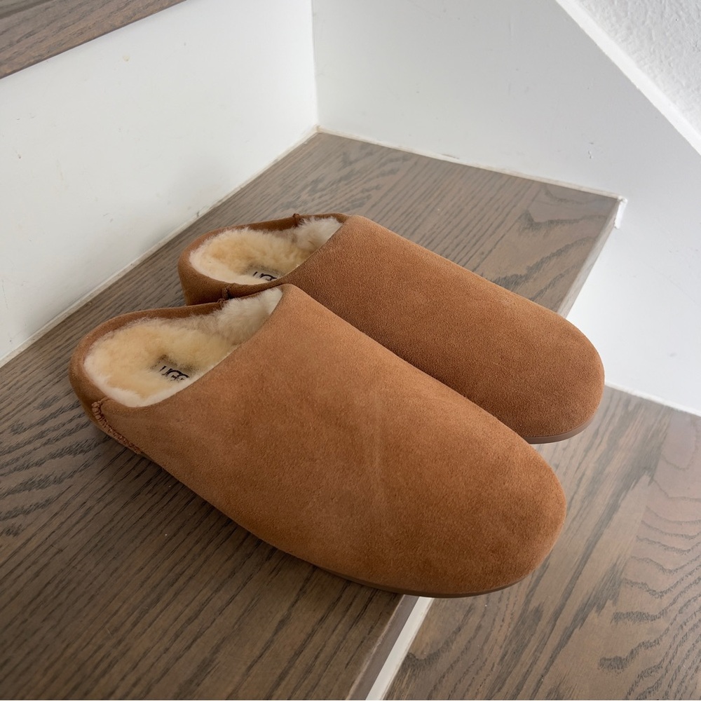 UGG Anthropologie Elea Slip-On Clogs in Chestnut Brown - NWOB - Picture 3 of 8